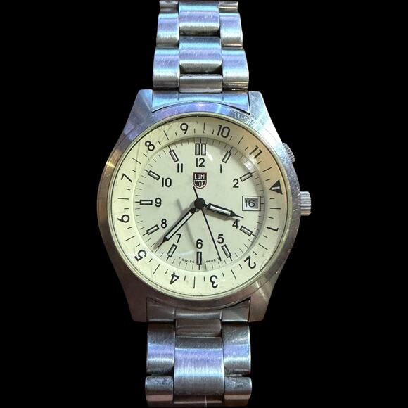Luminox Swiss Made Quartz Stainless Steel Wristwatch Date 3ATM WR 249.09